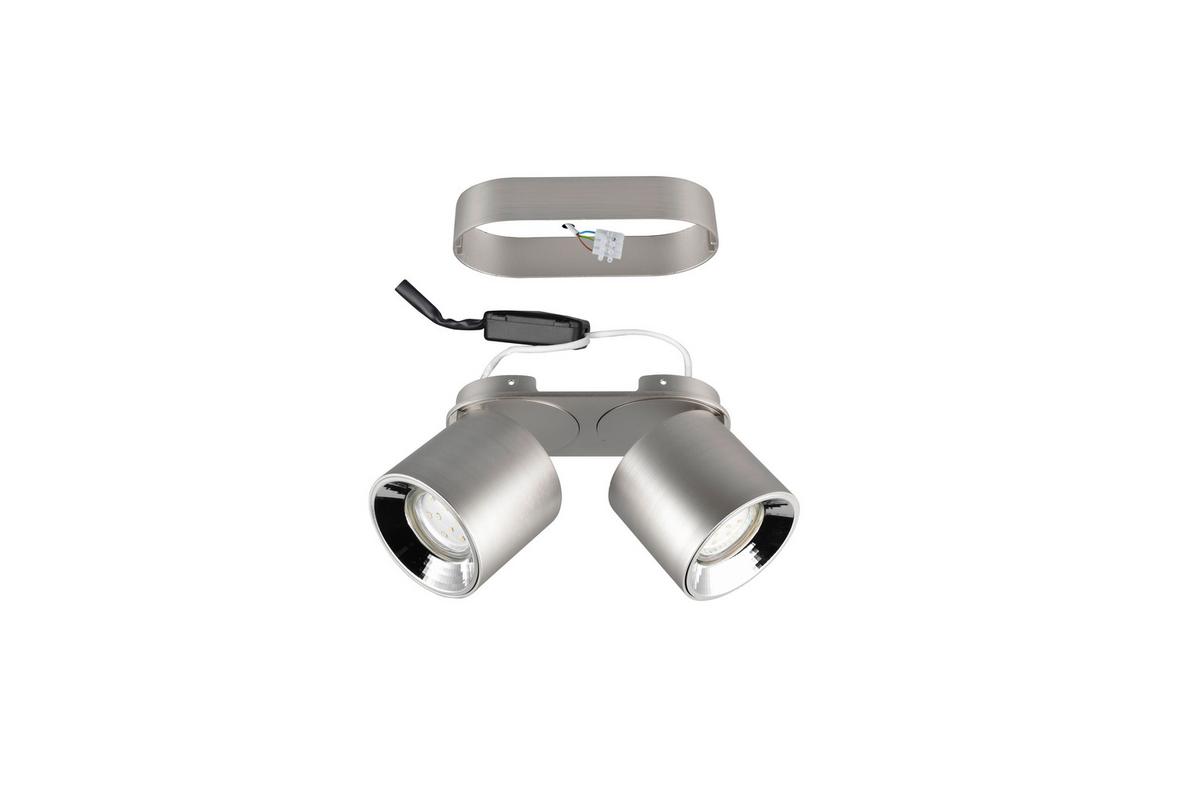 Strahler 651000207 Guayana - Nickelfarben, Basics, Metall (18/12/8,7cm) - Trio Leuchten