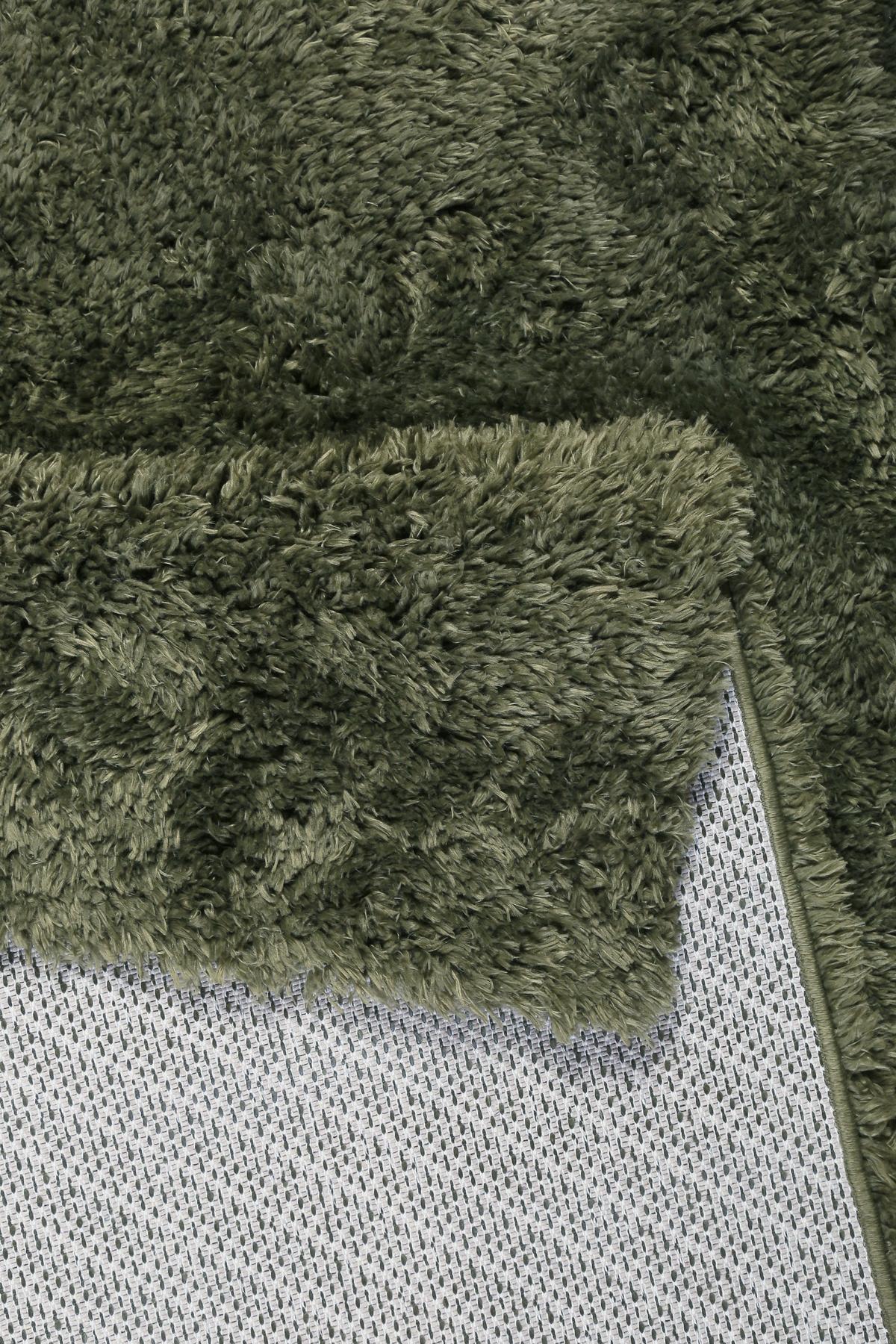 Hochflor Teppich Olivgrün Yogi 200x290 cm - Olivgrün, KONVENTIONELL, Textil (200/290cm) - Esprit