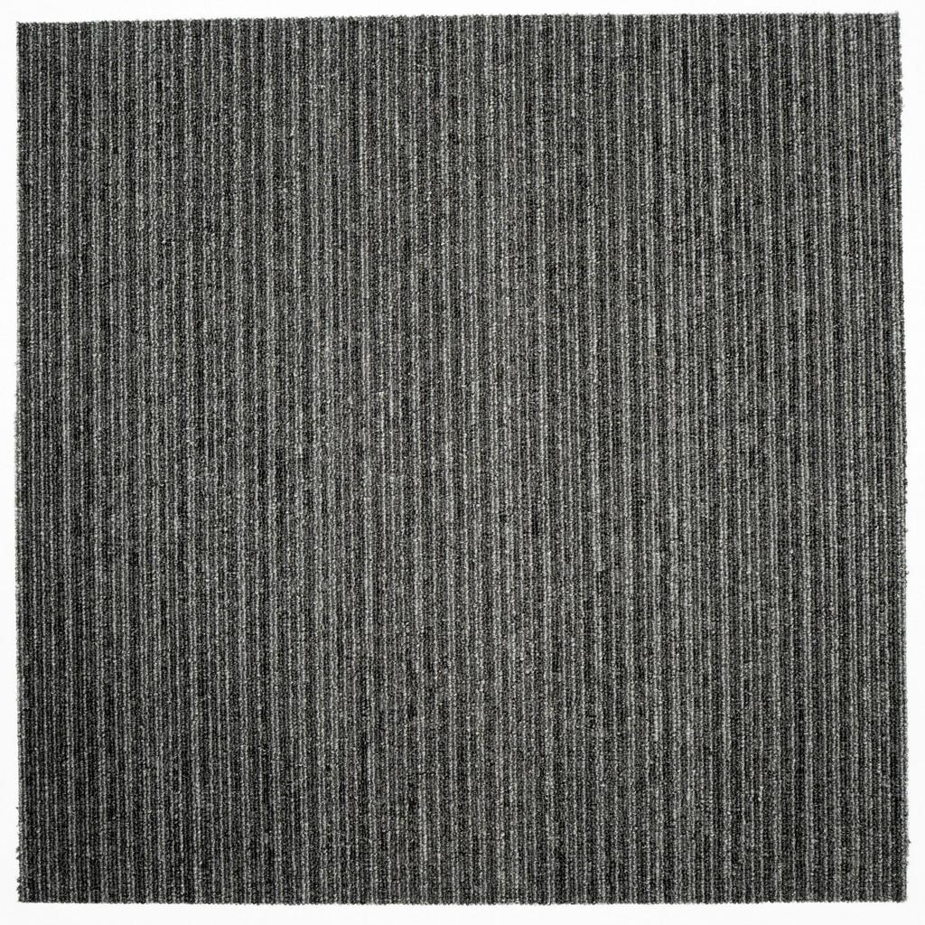 Teppichfliese Grau Astra 50x50 cm Florhöhe 3 mm