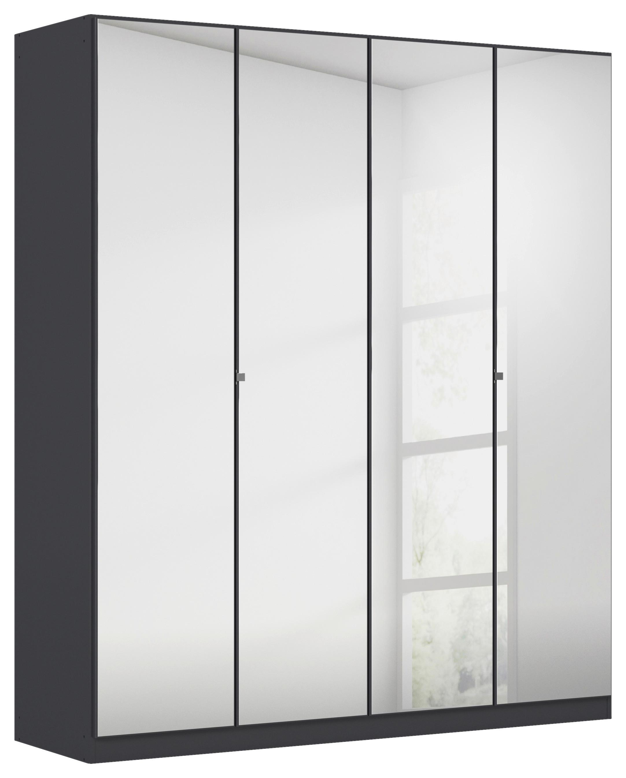 Kleiderschrank Reflect - Grau, MODERN, Holzwerkstoff (181/210/54cm)
