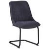 ŽIDLE NOVA - šedá/černá, Moderní, kov/textil (51/86/59cm) - Premium Living