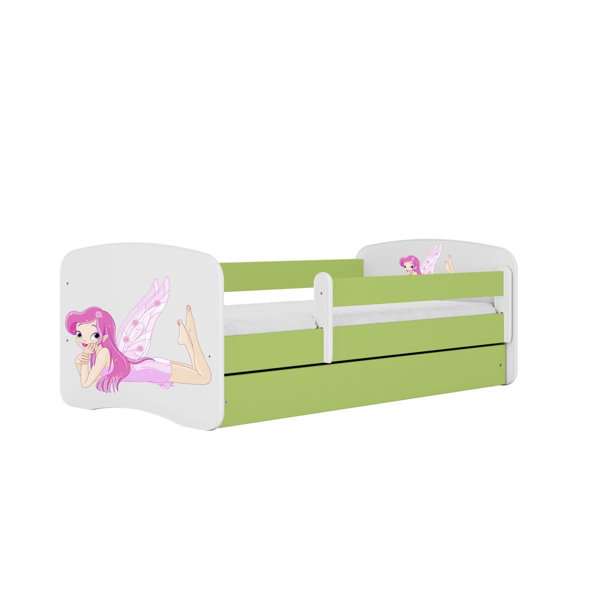 Kinder-/Juniorbett Babydreams Inkl. Matratze 80x160 - Birkefarben/Weiß, MODERN, Holz/Holzwerkstoff (80/160cm) - MID.YOU