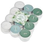 Teelicht Home Collection Anti-Tabak, 24 Stk. - Dunkelgrün/Weiß, Basics - Ondega