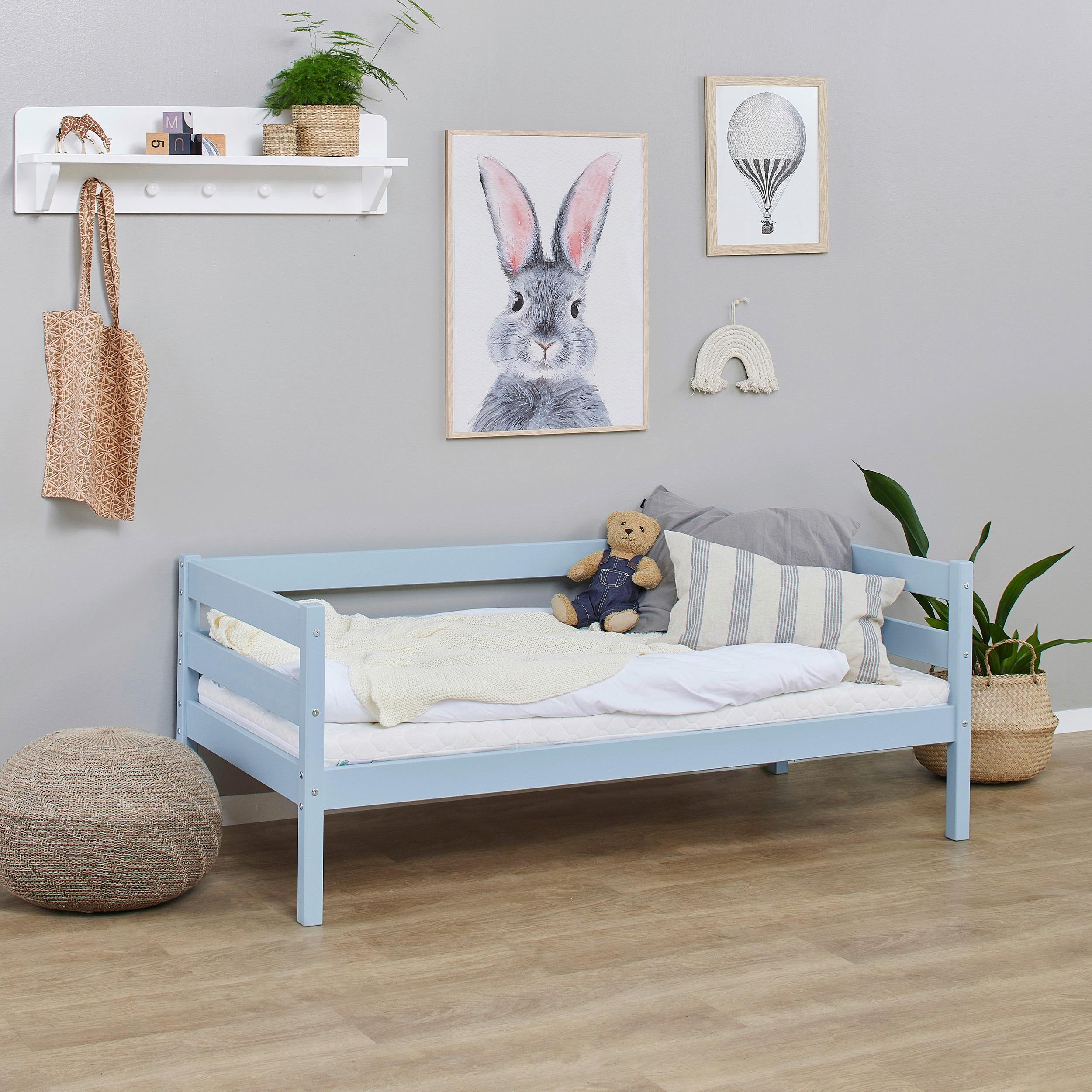 Kinder-/jugendbett Comfort Blau, Lf: 70x160 Cm - Blau, MODERN, Holz (70/160cm) - MID.YOU