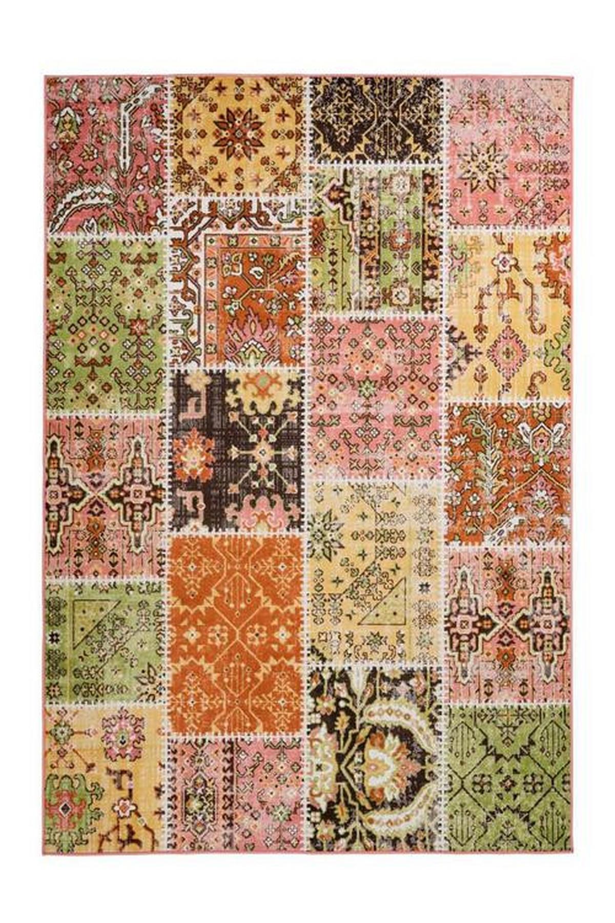 Webteppich Multicolor Ariya 120x170 cm - Multicolor, Trend, Textil (120/170cm) - Kayoom
