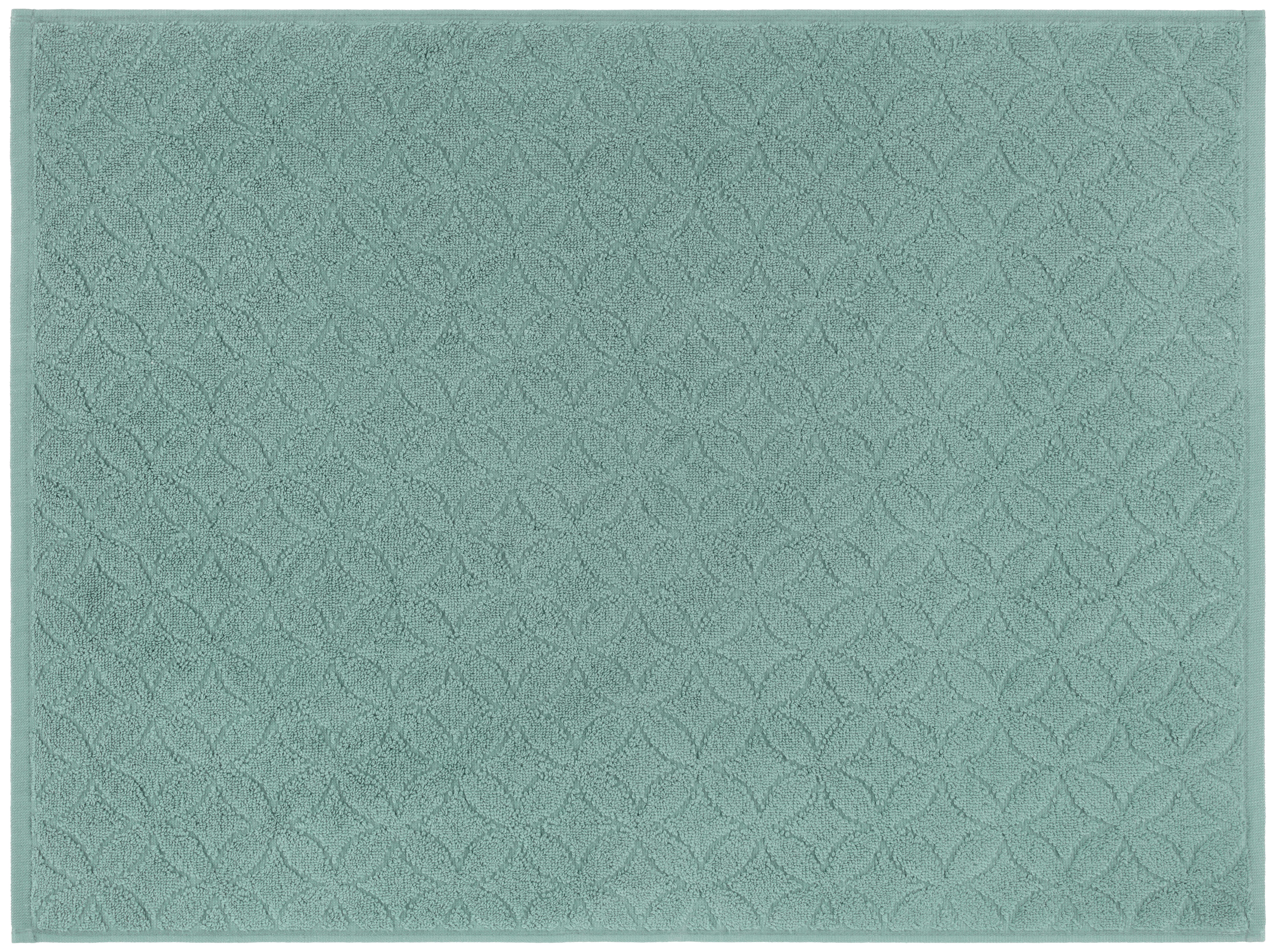 KÚPEĽŇOVÁ PREDLOŽKA Naime, 50/70cm, modrá - modrá, Lifestyle, textil (50/70cm) - Modern Living