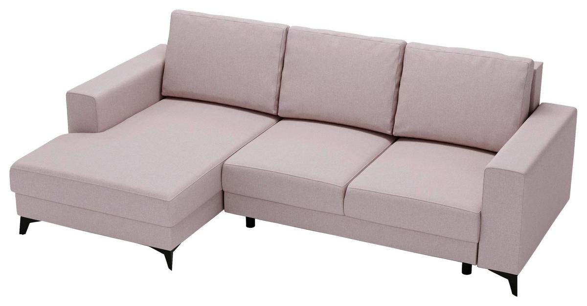 Harvey Rosa S: 156x244 cm - Schwarz/Rosa, Design, Textil (156/244cm) - Livetastic