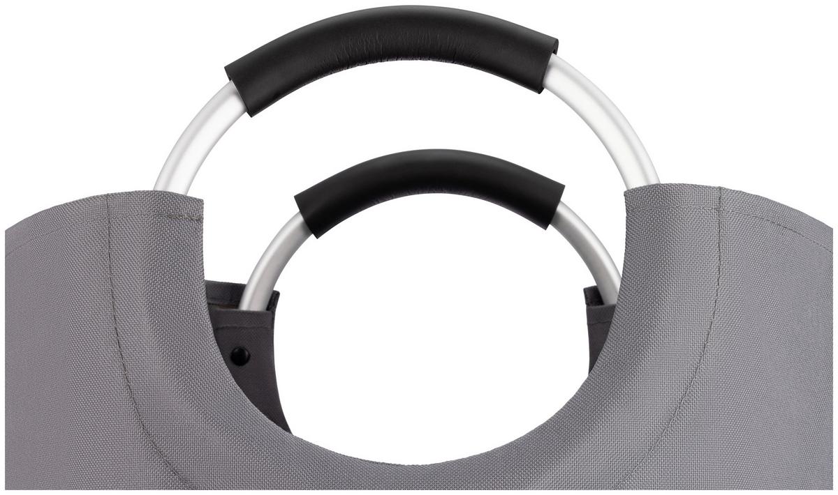 Flaschensammler Peter - Grau, KONVENTIONELL, Textil/Metall (38/72cm) - Luca Bessoni