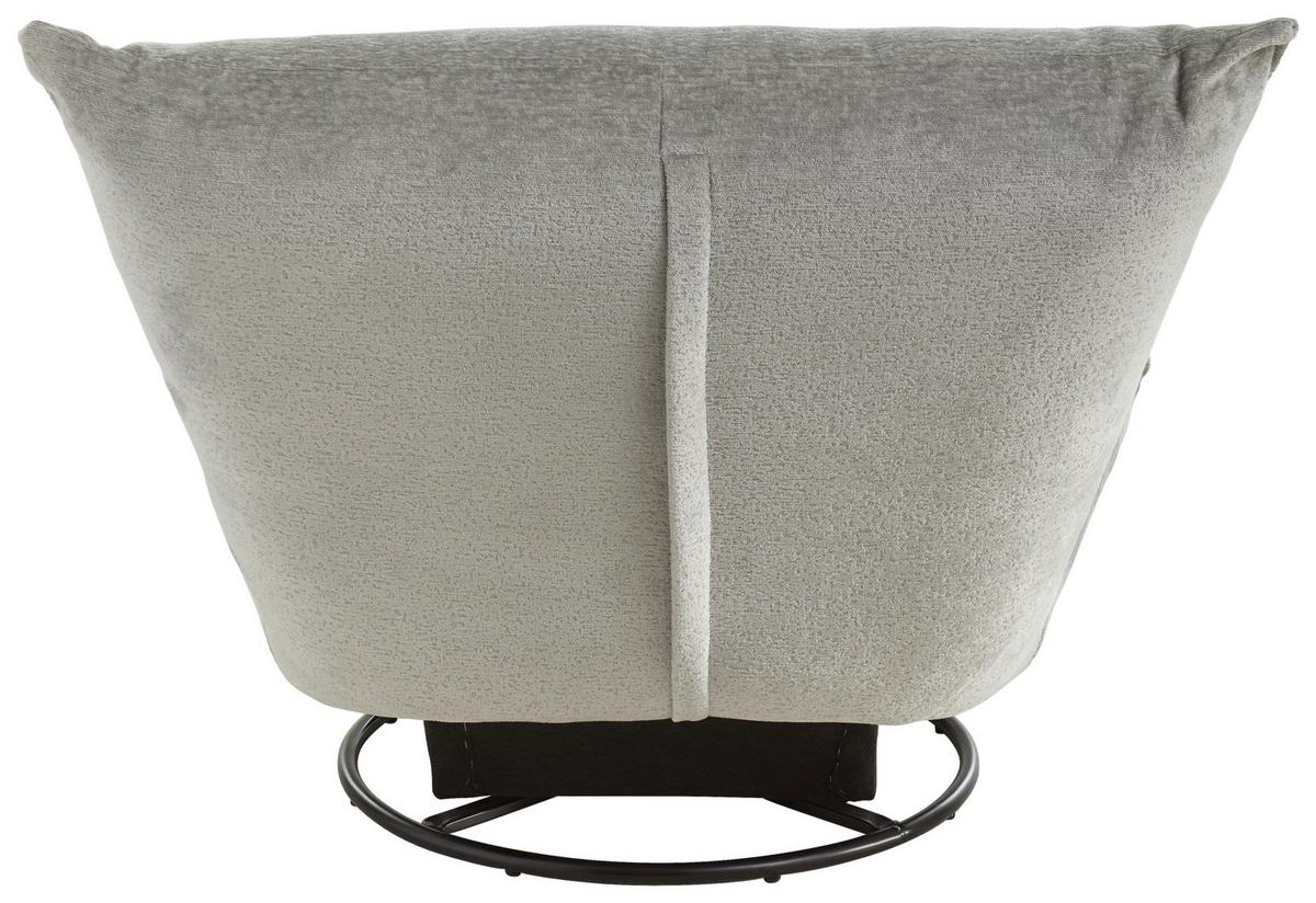 Relaxsessel Cremona Polyester Grau - Schwarz/Grau, Design, Textil (100/78/96cm) - Livetastic