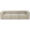 3-sitzer-sofa Lena Mit Armlehnen, Creme - Creme, Design, Textil (275/73/100cm) - Max Winzer