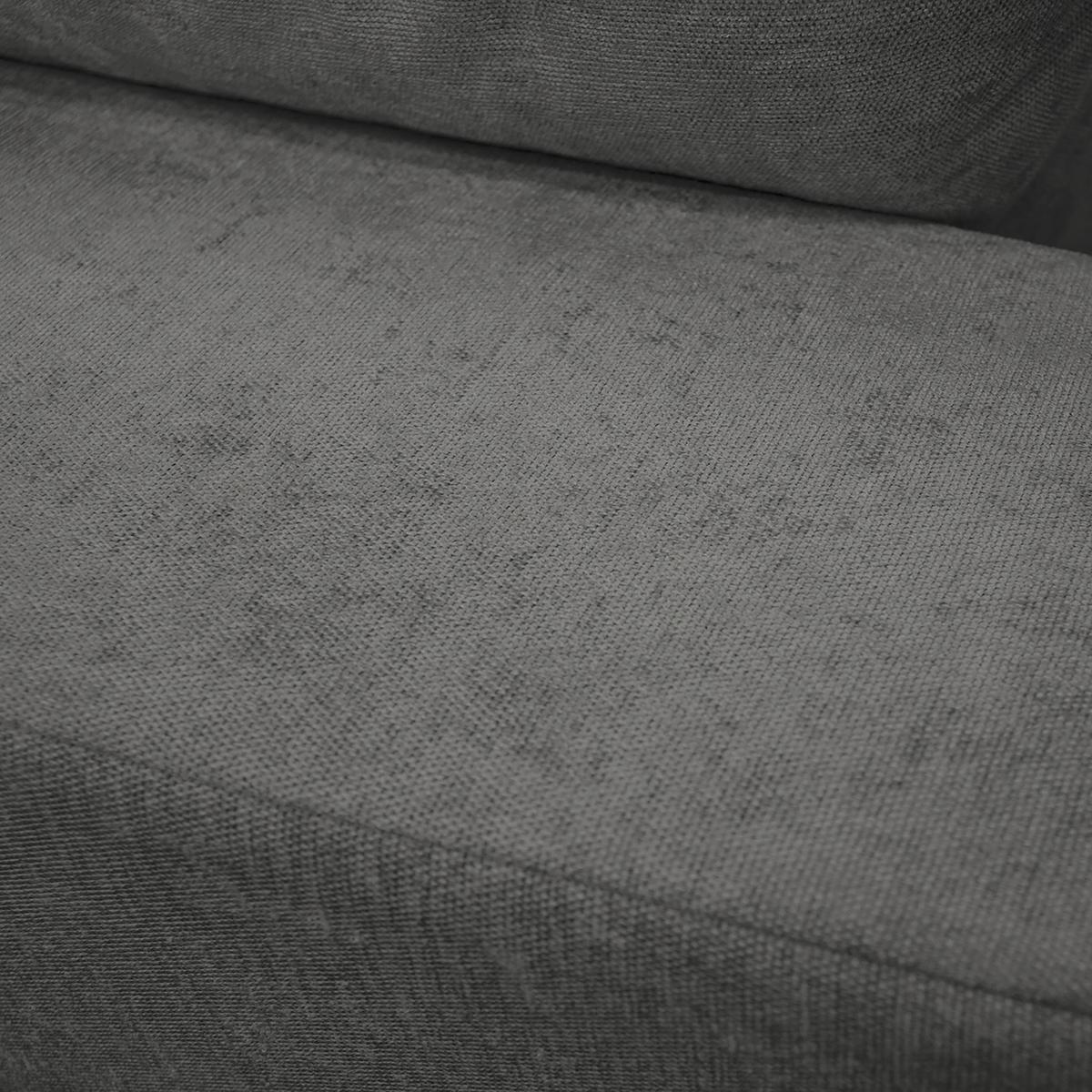 Ecksofa Pruno, Grau S: 247x174 Cm - Schwarz/Grau, Design, Textil (247/174cm) - MID.YOU