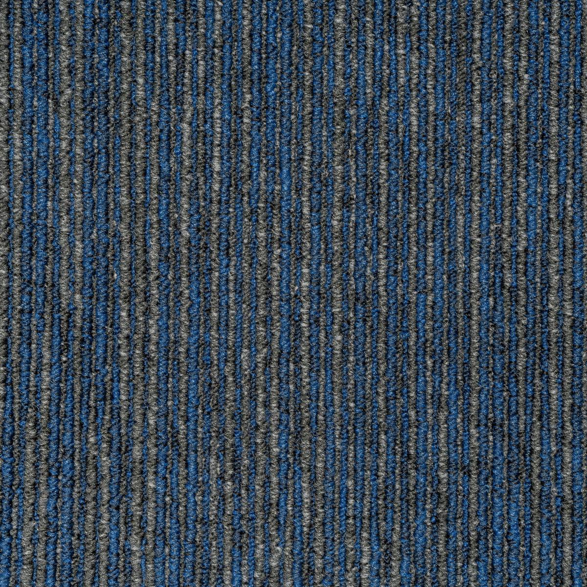 Teppichfliese Blau/Grau Ambition 50x50 cm Florhöhe 3mm - Blau/Grau, Basics, Textil (50/50cm)