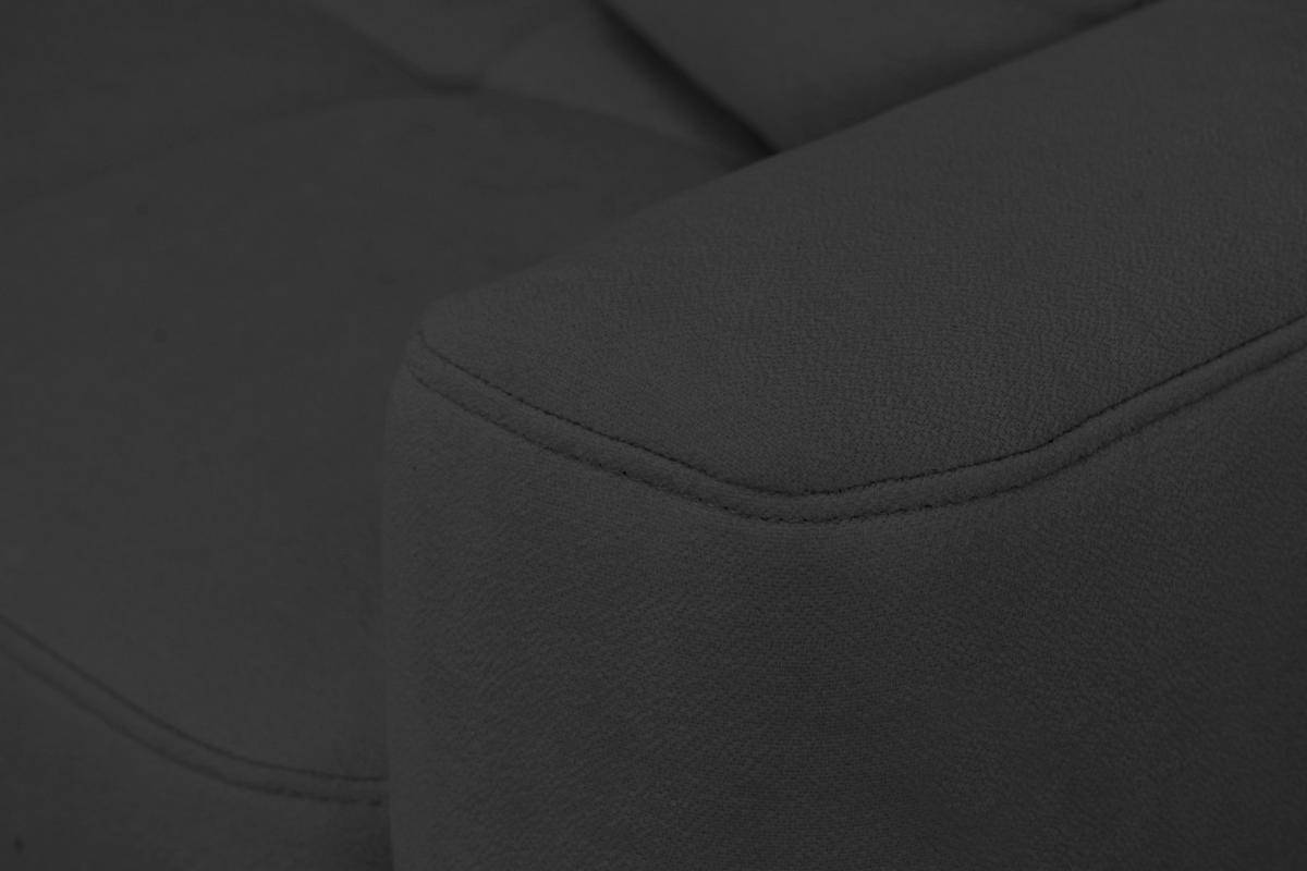 Ecksofa Mount Anthrazit S: 237x186 cm - Anthrazit, Design, Textil (237/186cm) - MID.YOU