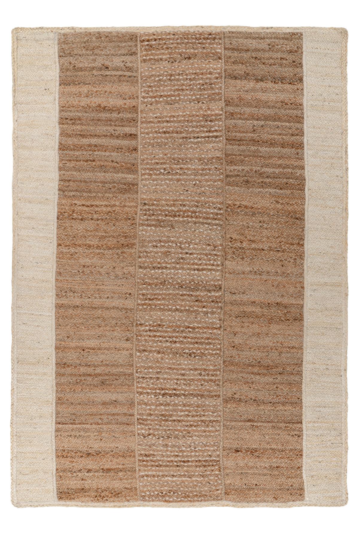 Flachwebteppich My Cottage 445 Ivory 160x230 - Weiß, Basics, Textil (160/230cm) - Obsession