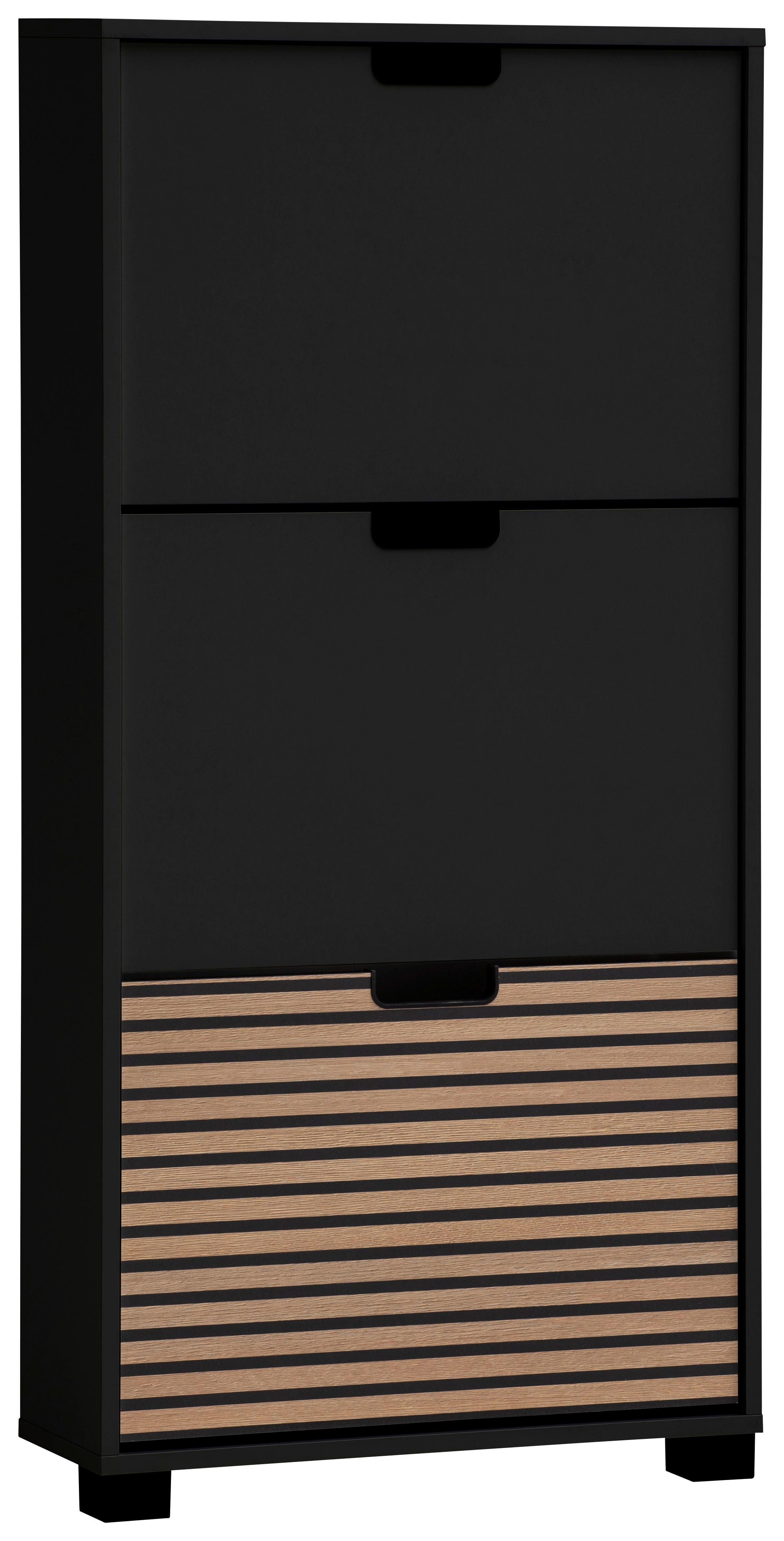 Schuhkipper Ryker Schwarz/Eichefarben B: 59,8 cm