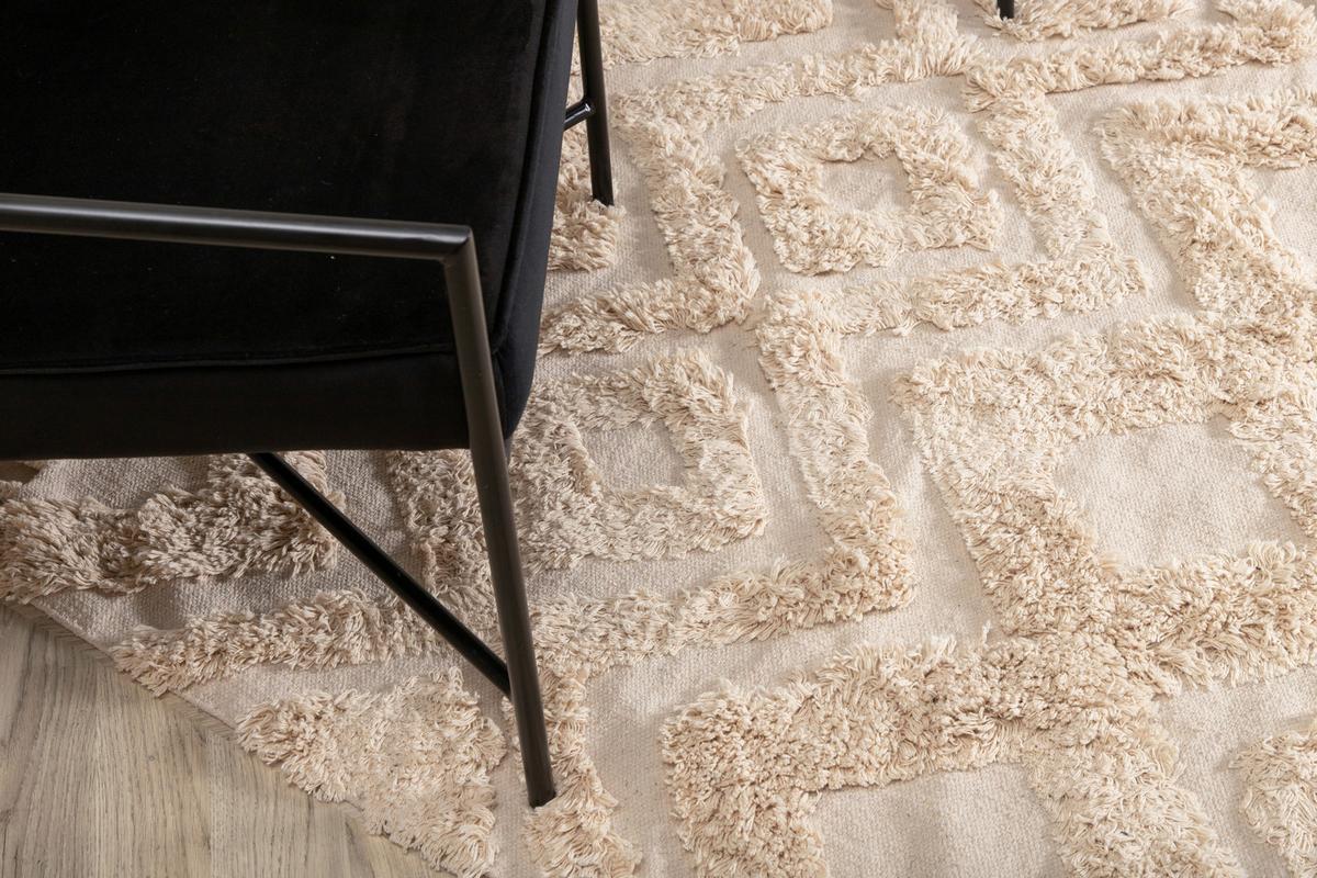 Hochflorteppich Hilma - Beige, LIFESTYLE, Textil (200/300cm) - P & B