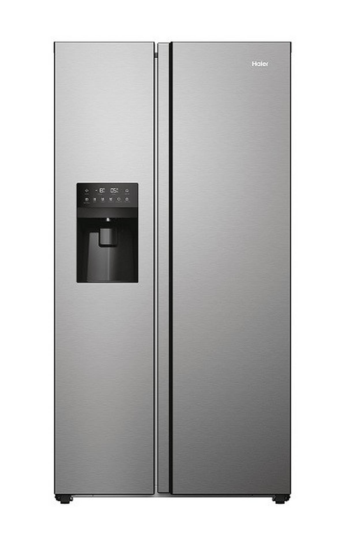 Szabadonálló Side-by-side Hűtő Haier 6901018080807 - Basics, műanyag/Üveg (90,8/65,9/177,5cm)