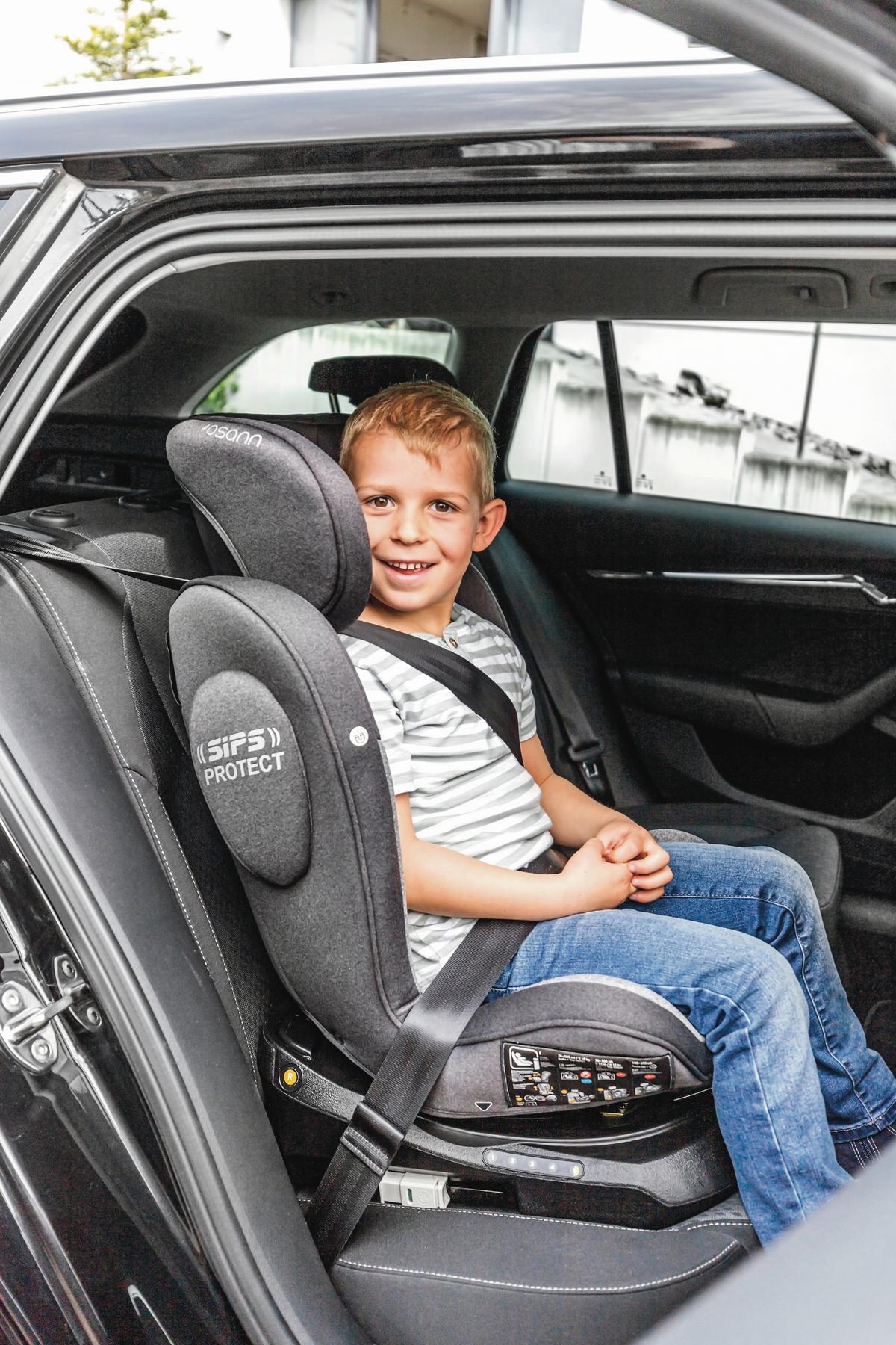 Reboarder-kindersitz Swift360s - Schwarz, Basics, Kunststoff/Textil (44/60/50cm) - Osann