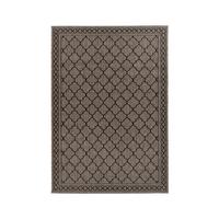 Flachwebeteppich Splash 300 Braun/grau, 80x150 Cm - Braun/Grau, KONVENTIONELL, Textil (80/150cm)