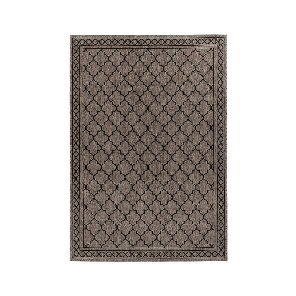 Flachwebteppich Splash 300 Braun/grau, 120x170 Cm