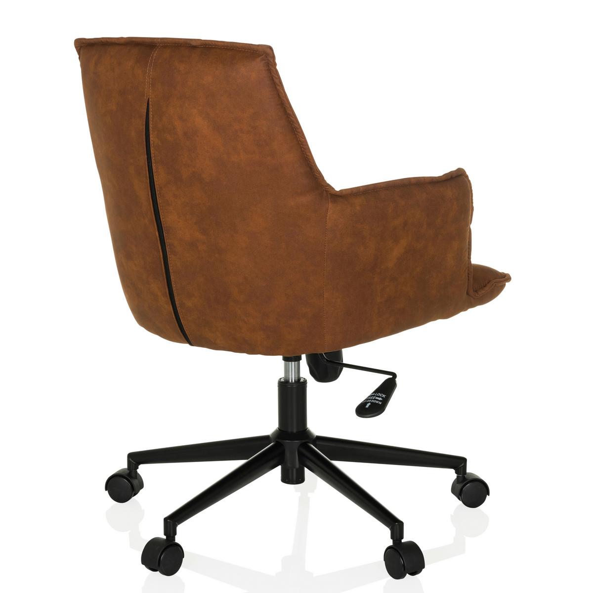 DREHSTUHL Braun B: 54 cm - Schwarz/Braun, MODERN, Kunststoff/Textil (54/85/70cm) - MID.YOU