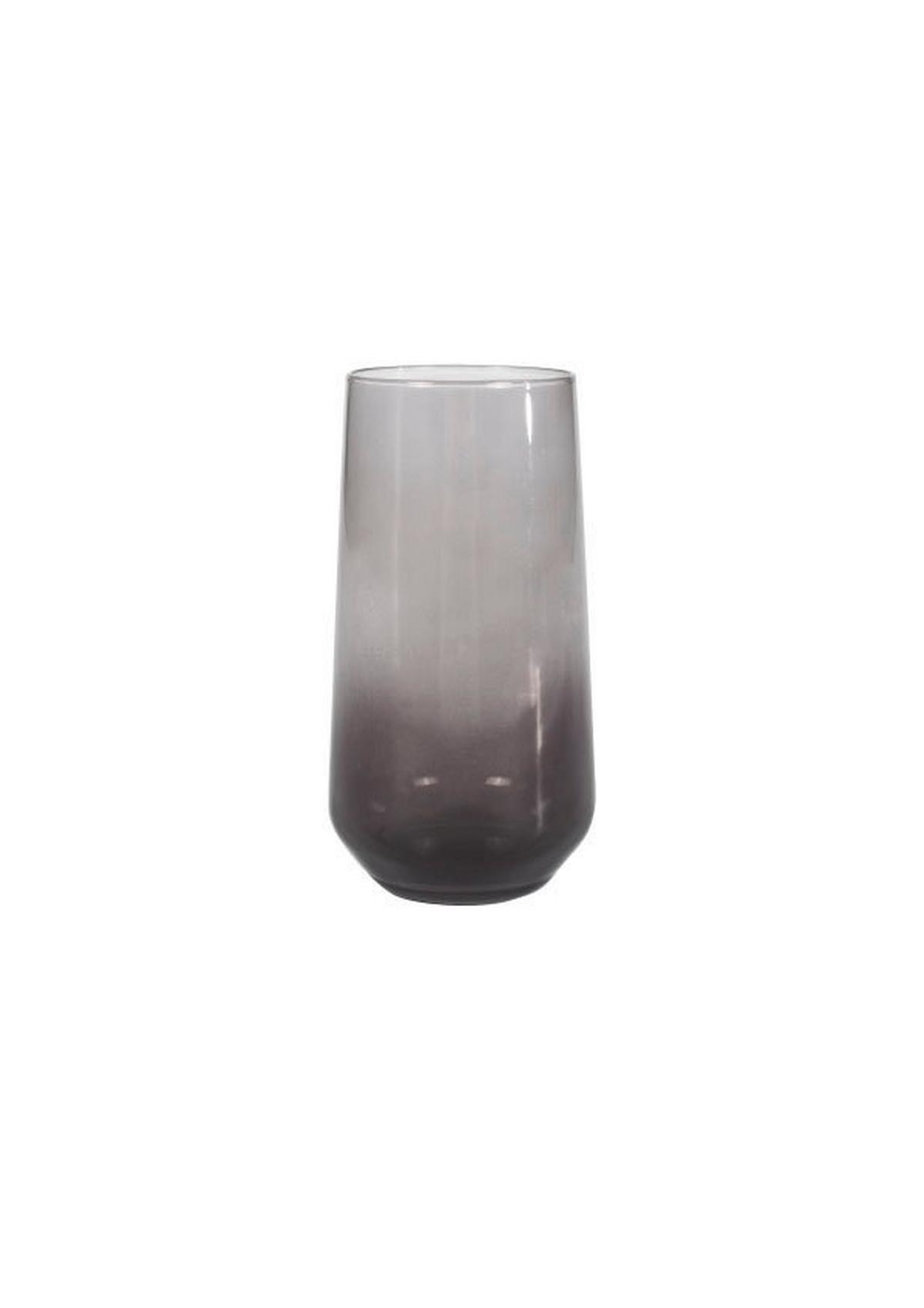 Trinkglas Kavolin, Ca 425 Ml - Schwarz/Grau, Trend, Glas (6,5/15cm) - James Wood