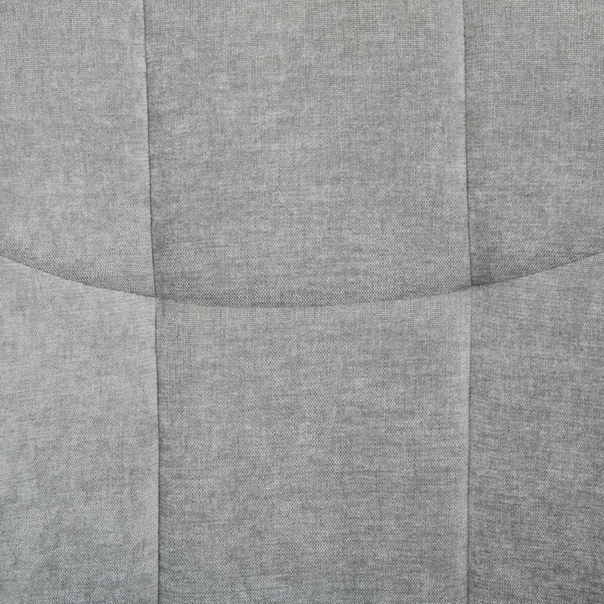 Armlehnstuhl Kaleo Chenille Grau, B: 63 Cm - Schwarz/Grau, KONVENTIONELL, Textil/Metall (63/87/64cm) - MID.YOU