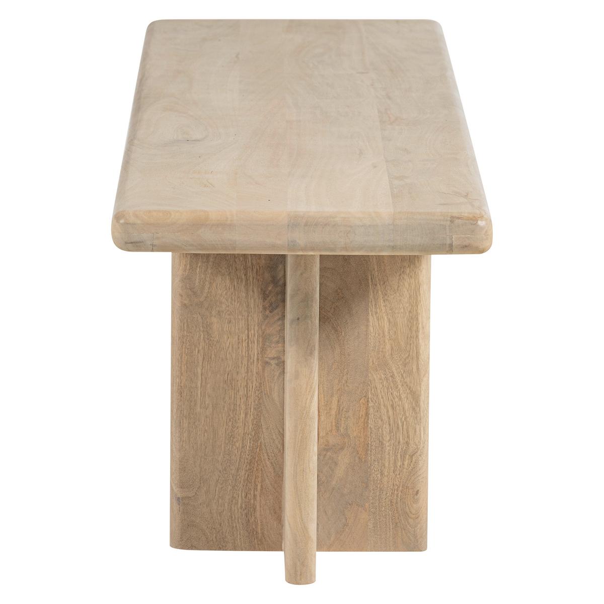 SITZBANK Ato Naturfarben B: 220cm - Naturfarben, MODERN, Holz (220/47/45cm) - Livetastic