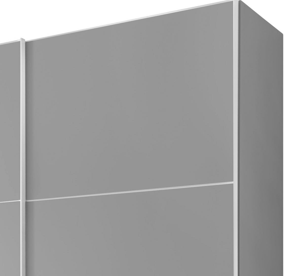 Schwebetürenschrank 188cm Includo, Grau - Grau, MODERN, Holzwerkstoff (188/222/68cm) - MID.YOU