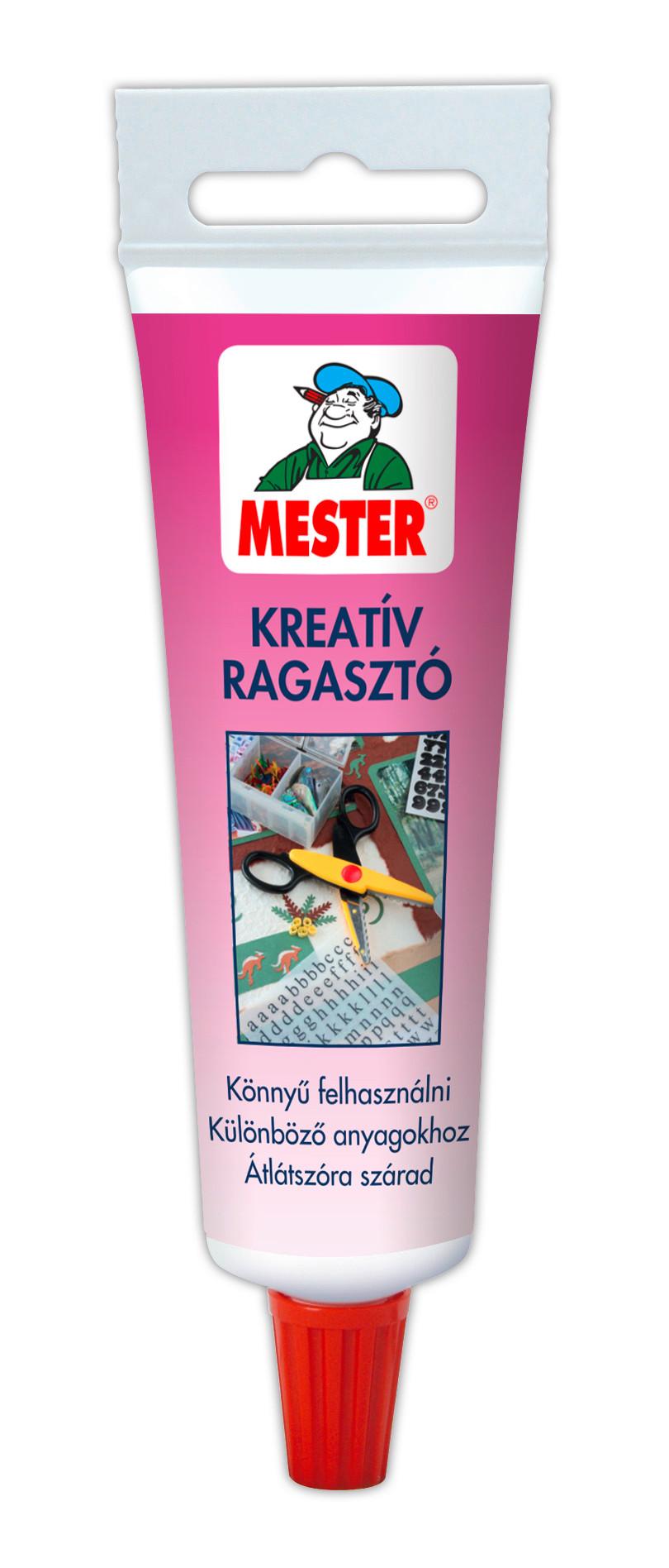Ragasztó Mester Kreatív Ragasztó - átlátszó, műanyag (60ml)