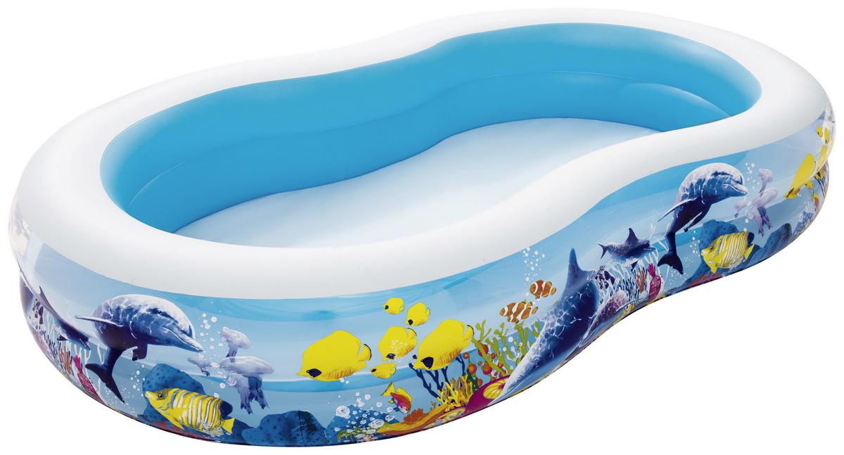 Spielpool Sea Ground L/B/H: ca. 262/157/46 cm - Multicolor, Kunststoff (262/157/46cm) - Bestway