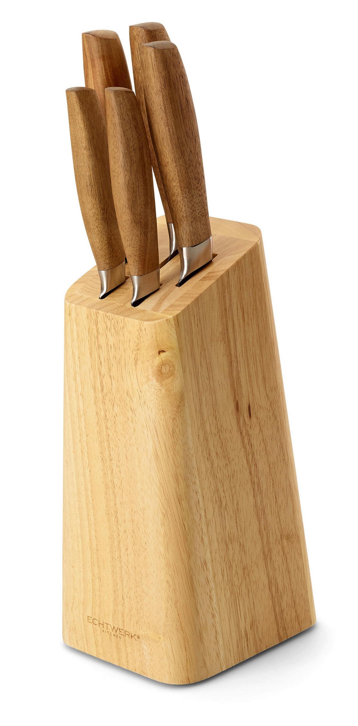Messerblock Carmo - Akaziefarben, Basics, Holz (22,7cm) - Echtwerk