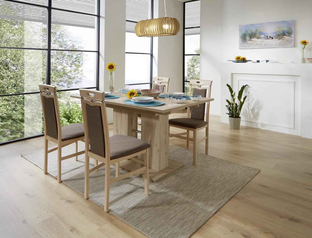 Kihúzható Asztal Helena 140 Az *top Ár* - tölgyfa, Konventionell, faalapú anyag (140-220/76/90cm) - Best Price