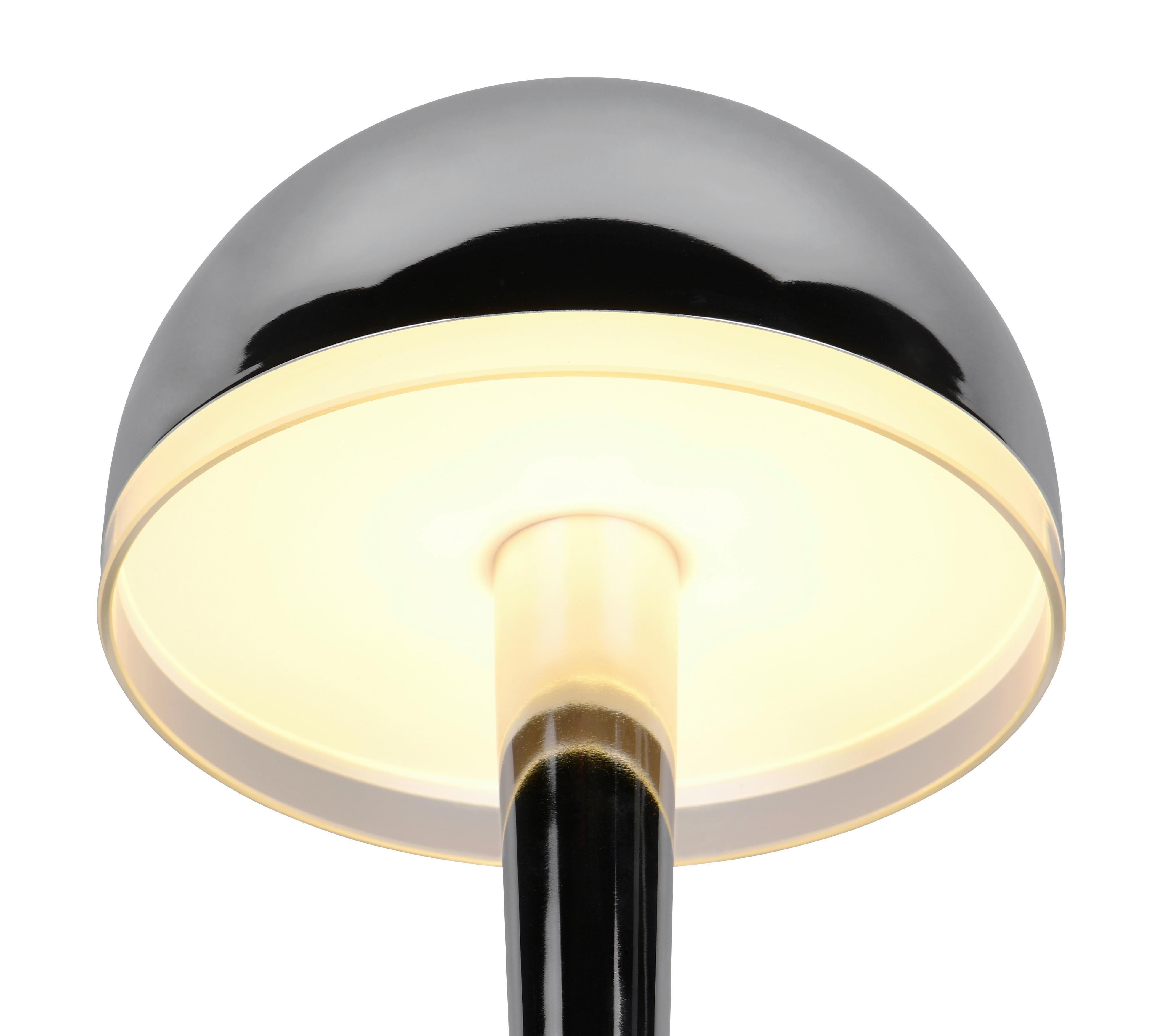 LED-Stehleuchte, dimmbar R44541106 - Chromfarben/Transparent, Basics, Kunststoff/Metall (22/130,5cm)