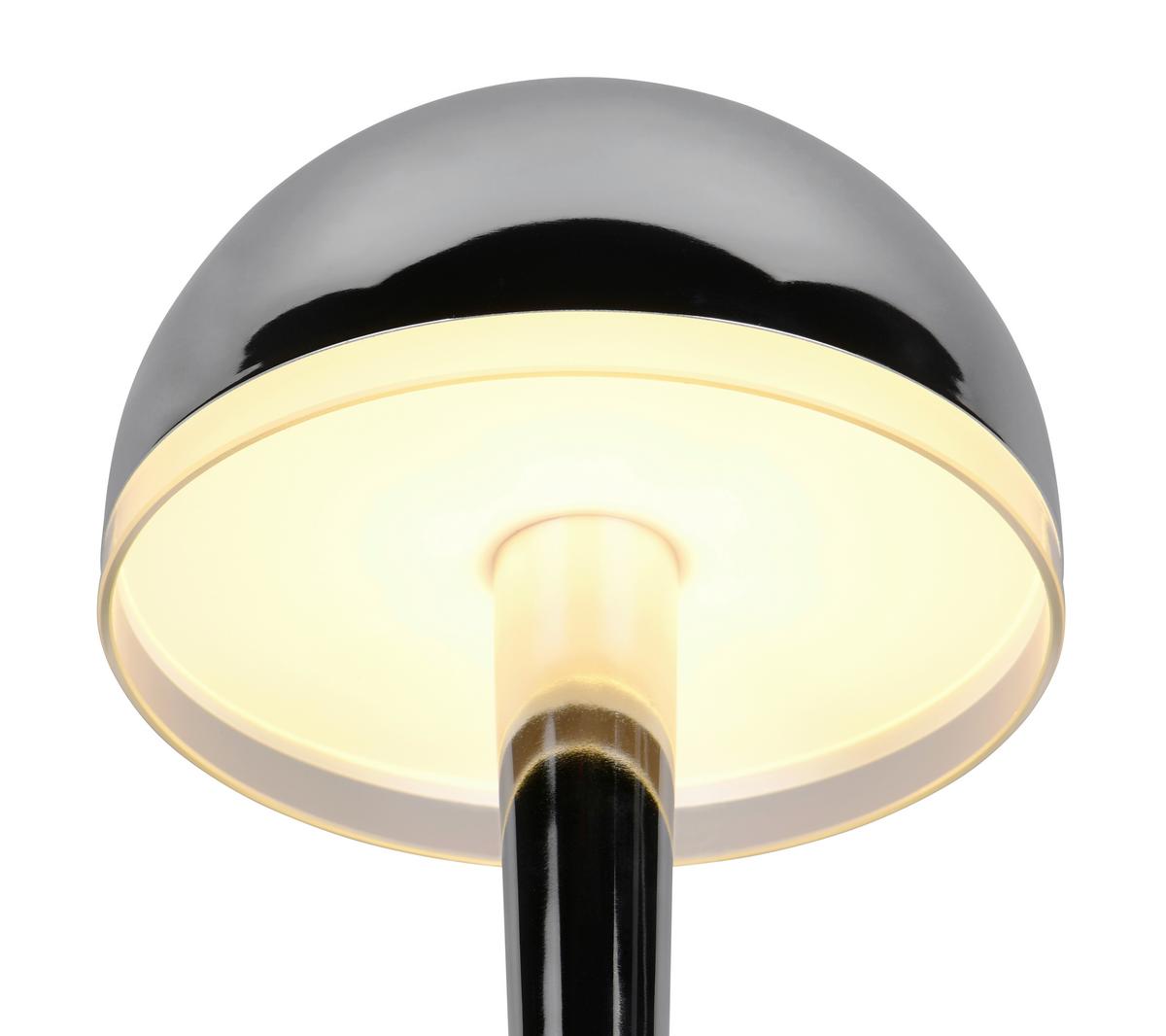 LED-Stehleuchte, dimmbar R44541106 - Chromfarben/Transparent, Basics, Kunststoff/Metall (22/130,5cm)