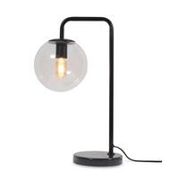 TISCHLEUCHTE WARSAW/T/B - Transparent/Schwarz, Trend, Glas (32/20/53cm) - It's about Romi