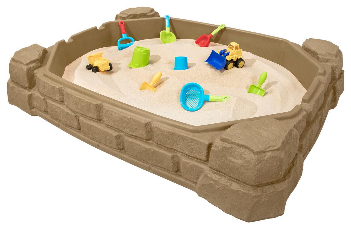 Sandkasten 7220kr - Braun, KONVENTIONELL, Kunststoff (111,8/39,4/81,2cm) - Ambia Garden