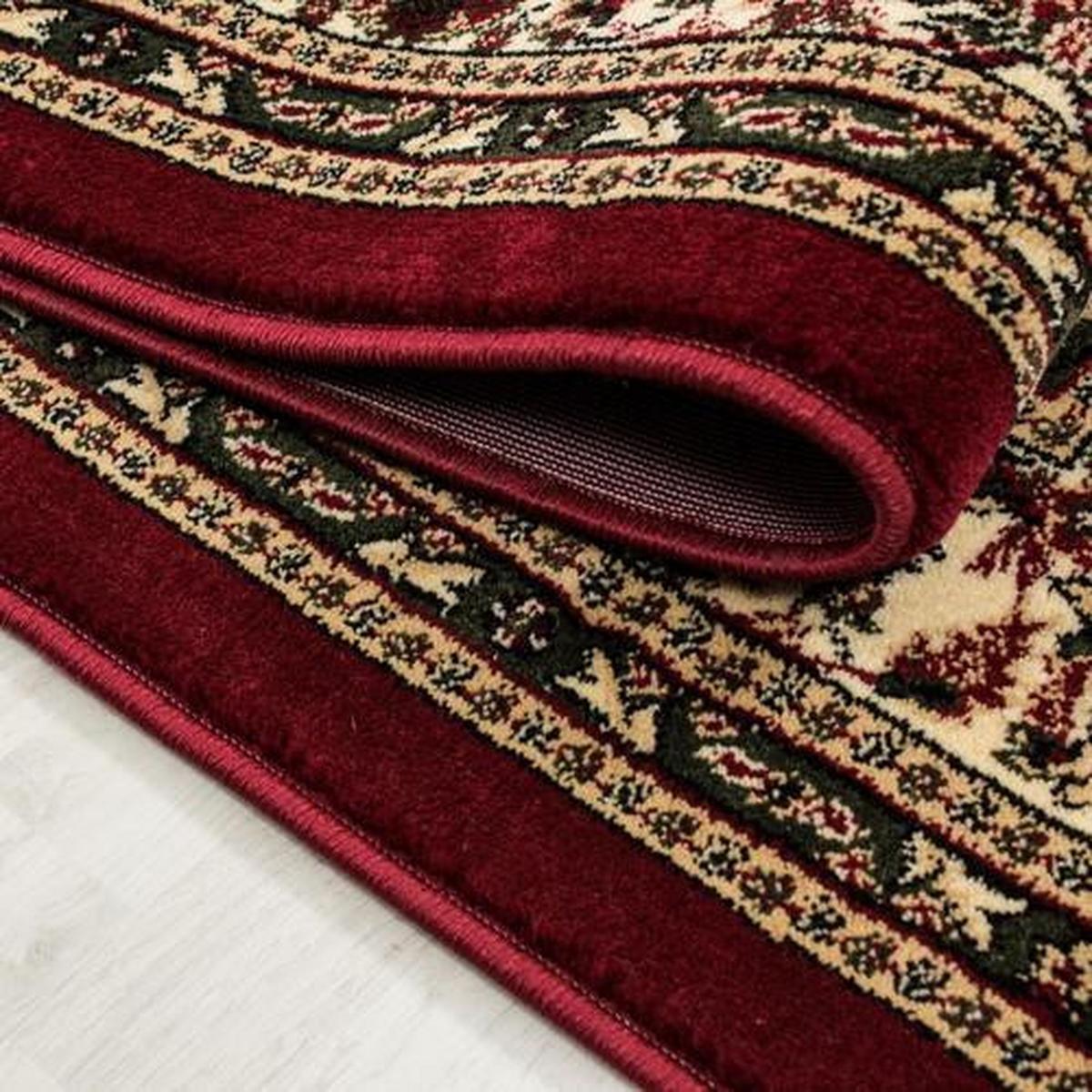 Orientalischer Webteppich Rot Marrakesh 160x230 cm - Rot/Multicolor, KONVENTIONELL, Textil (160/230cm) - Esposa