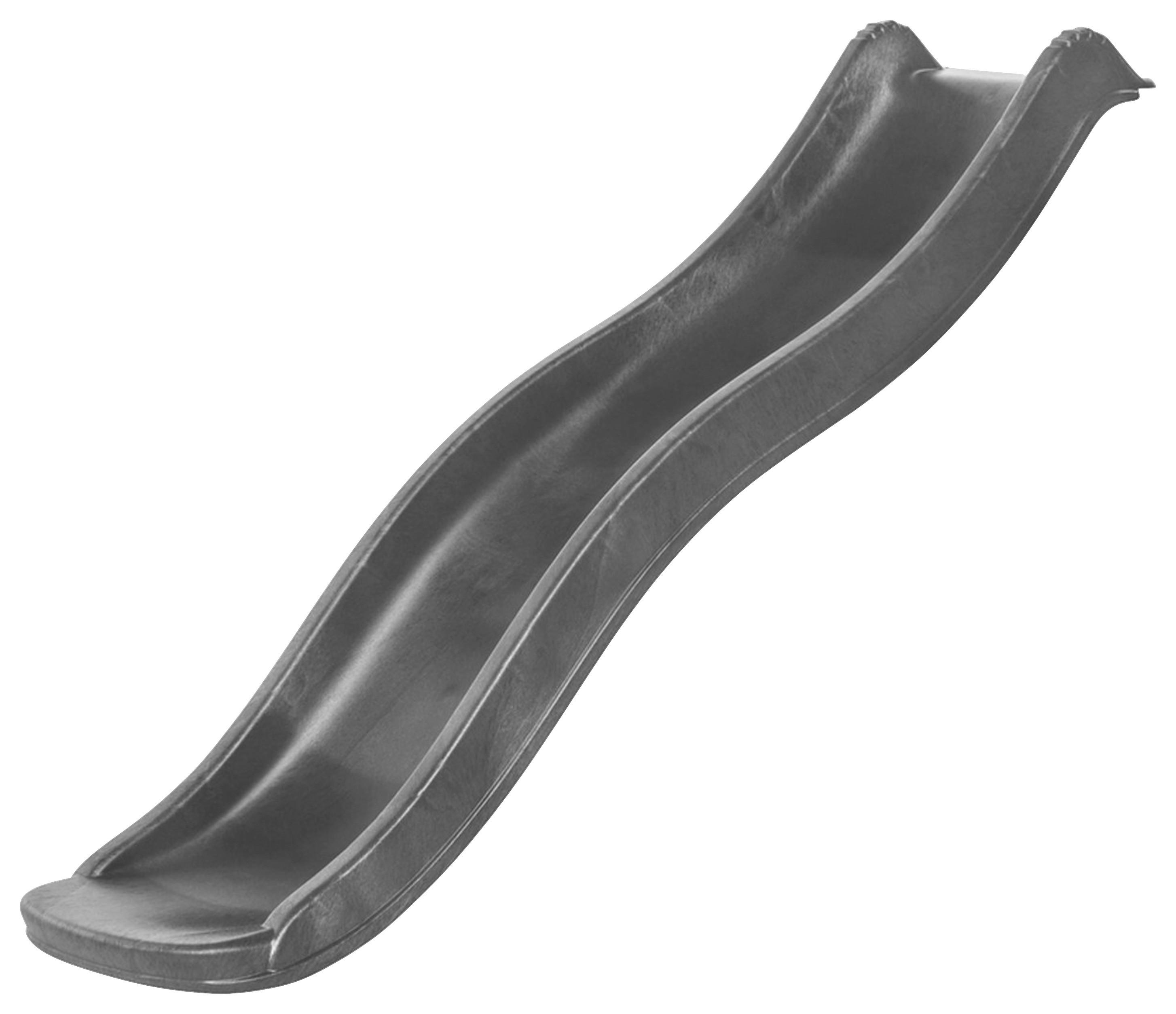 Kinderrutsche A039.090.80 - Grau, KONVENTIONELL, Kunststoff (41,5/17/180cm) - Ambia Garden