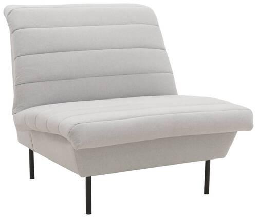 Sessel Looks Ix - Silberfarben/Schwarz, Design, Textil (92/92/103cm) - LOOKS by W.Joop