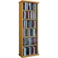 Cd Regal Mit Glastüre Vetro 31 Cm Buche Dekor - Buchefarben, KONVENTIONELL, Glas/Holzwerkstoff (31/91,5/18cm) - MID.YOU
