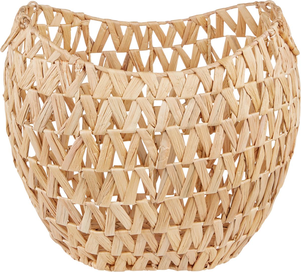 Aufbewahrungsbox Ryal - Naturfarben, KONVENTIONELL, Naturmaterialien/Metall (45/35/36.5cm) - Ondega