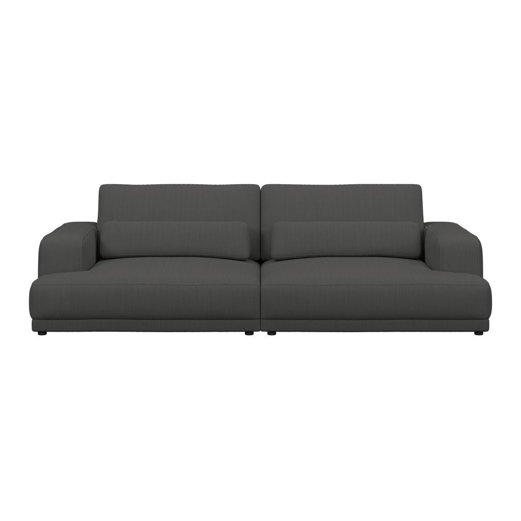 Bigsofa Savona Cord anthrazit, 260x111cm