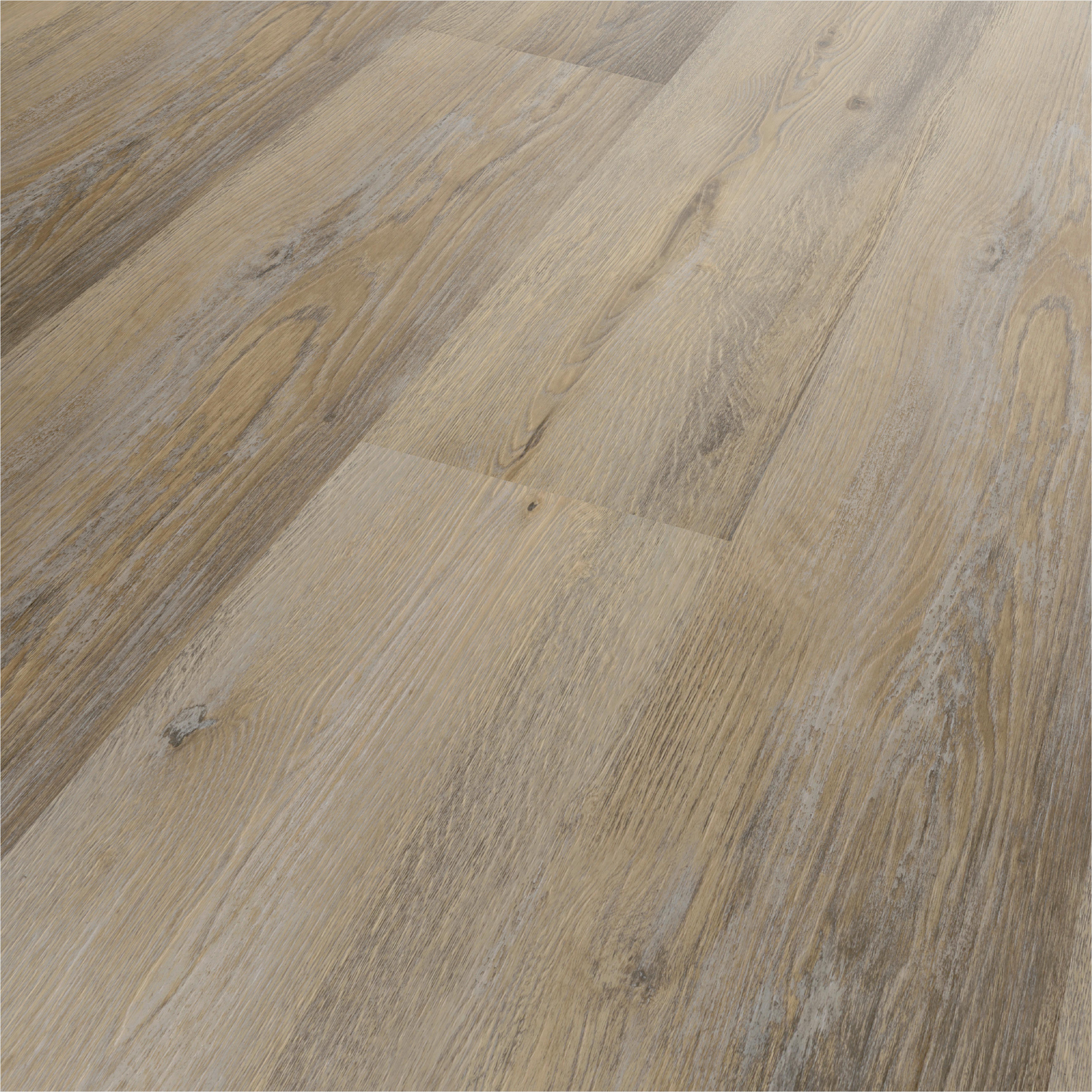 Designboden Eichefarben/Sand /Grau Landhausdiele Stärke 4,8mm - Sandfarben/Eichefarben, Basics, Kunststoff (122/23/0.48cm)