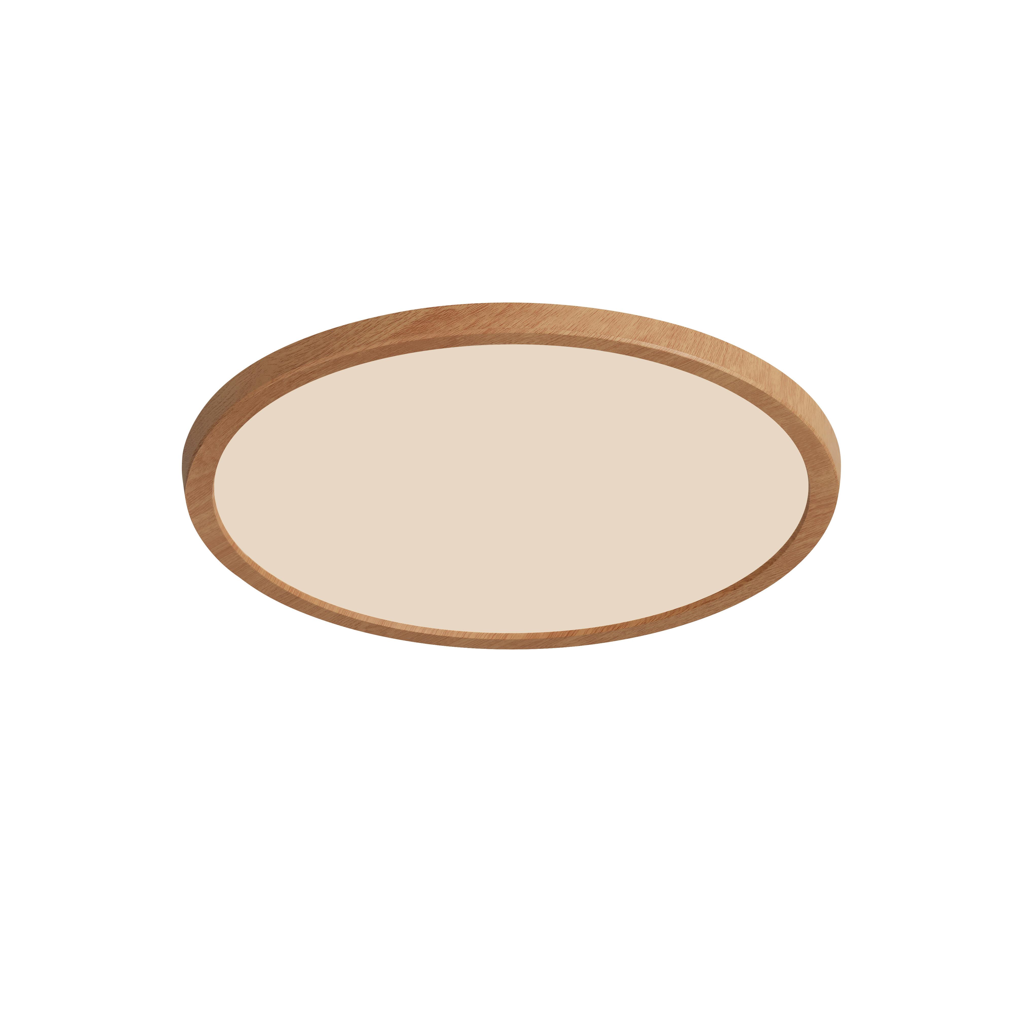 Deckenleuchte Oja Wood Buche Dekor D: 29,4cm - Buchefarben, Natur, Kunststoff (29,4/2,3cm) - Nordlux