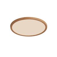 Deckenleuchte Oja Wood Buche Dekor D: 29,4cm - Buchefarben, Natur, Kunststoff (29,4/2,3cm) - Nordlux
