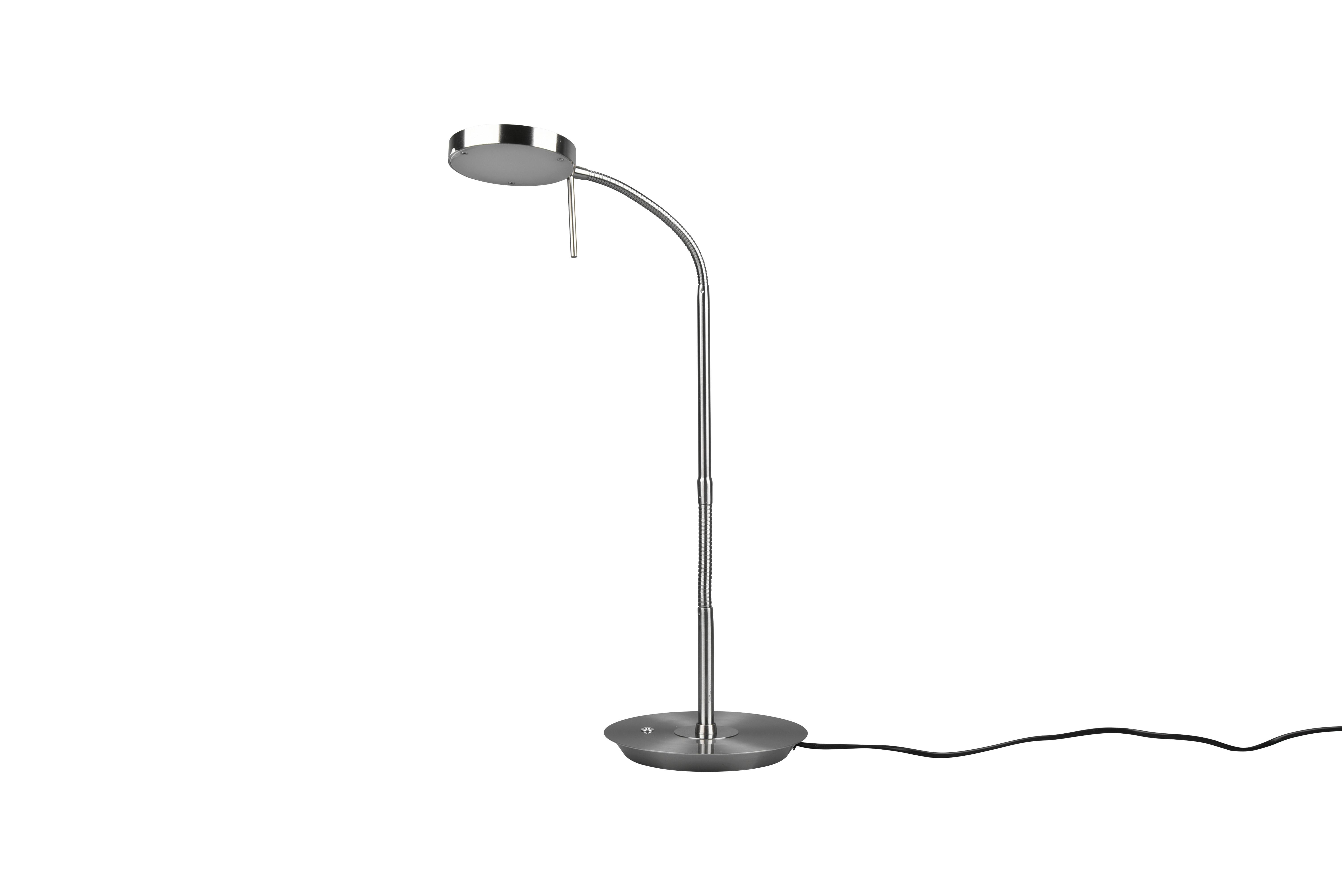 Led-schreibtischlampe Nickelf. 4-Fach Schaltbar, Flexarm