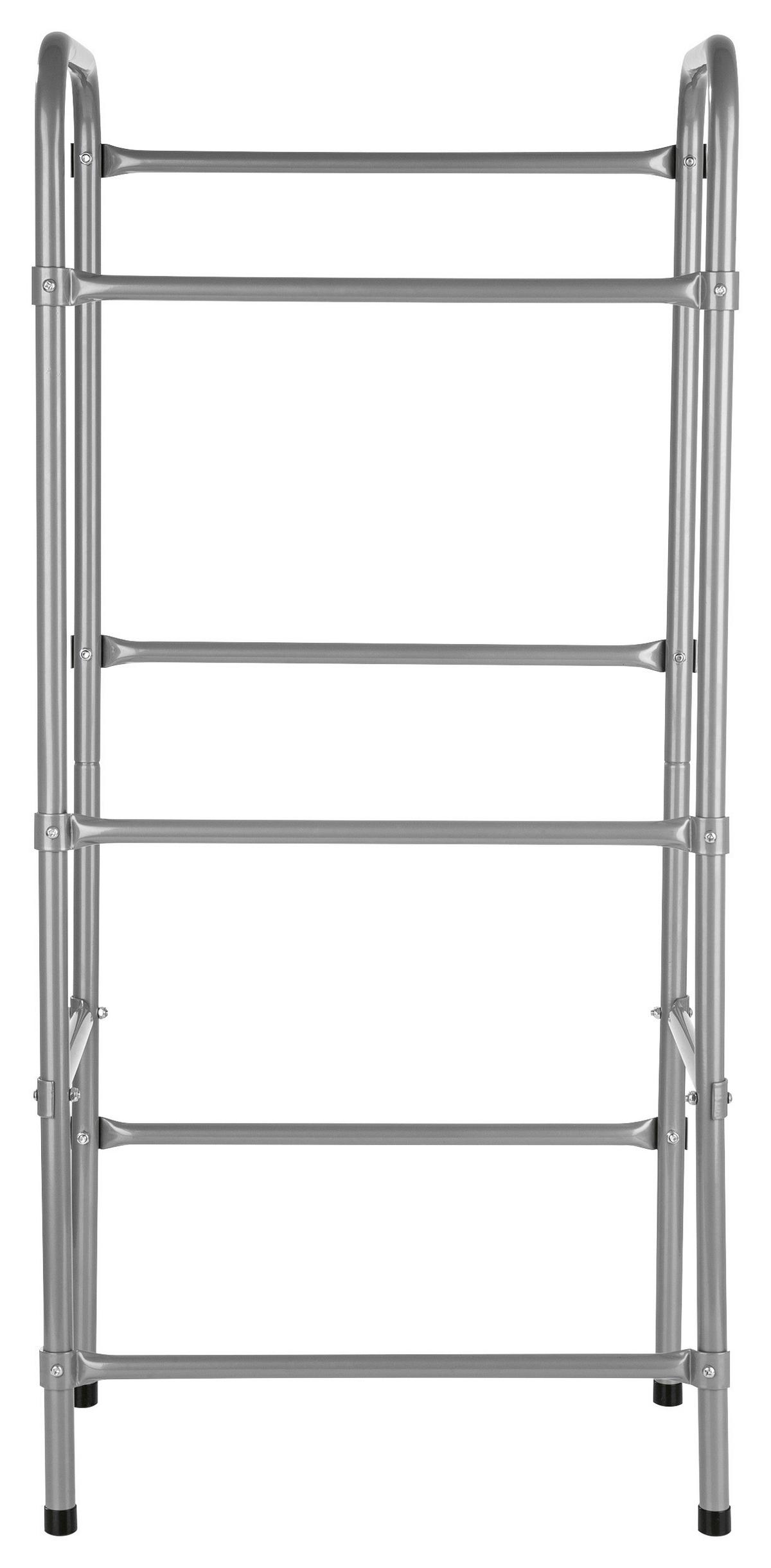 Getränkekistenregal Stahl 50x33x110 cm - Silberfarben, Basics, Metall (50/33/110cm) - EASYMAXX