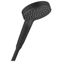 Handbrause Vernis Blend Schwarz 2-Fach verstellbar - Schwarz, Basics, Kunststoff (10/33,2/6,4cm) - Hansgrohe