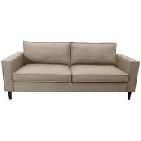 3-Sitzer-Sofa Beluna Beige B: 198,5 cm - Beige/Schwarz, Basics, Textil (198,5/84/83cm) - P & B